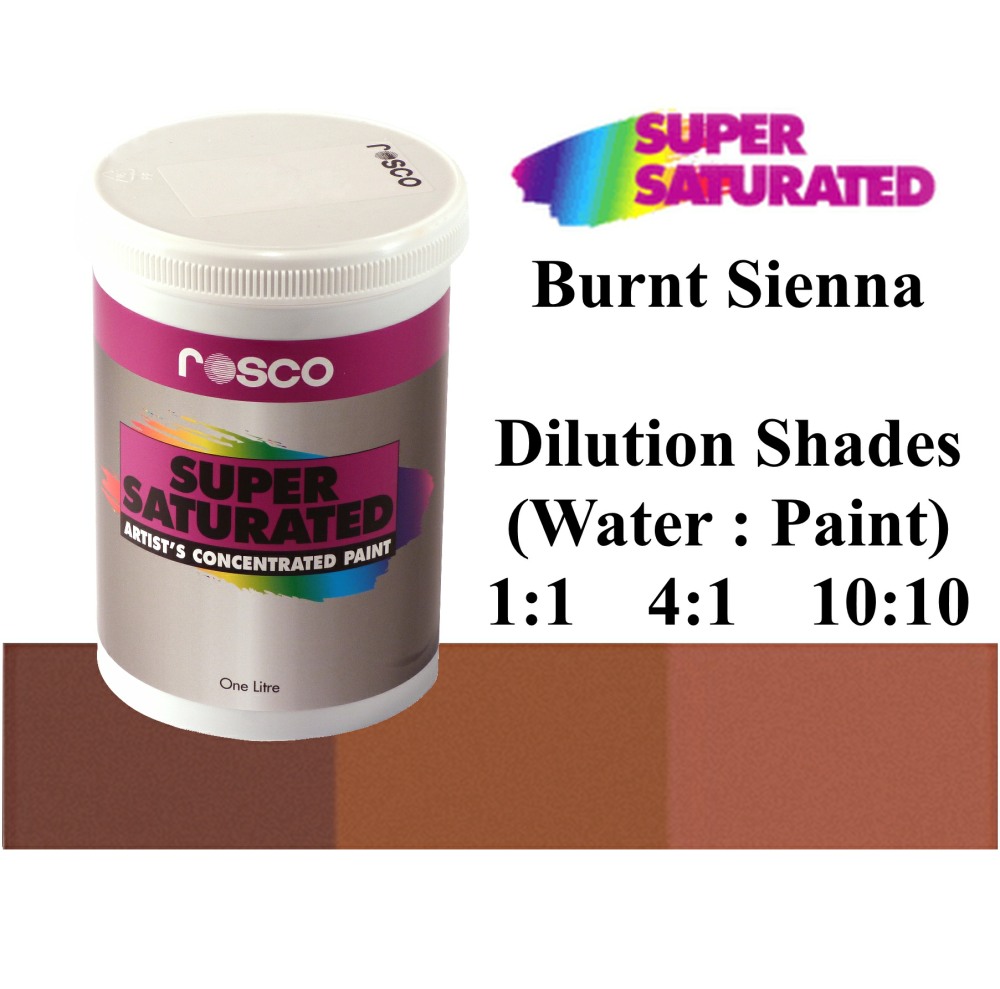 1l Rosco Super Saturated Burnt Sienna Paint